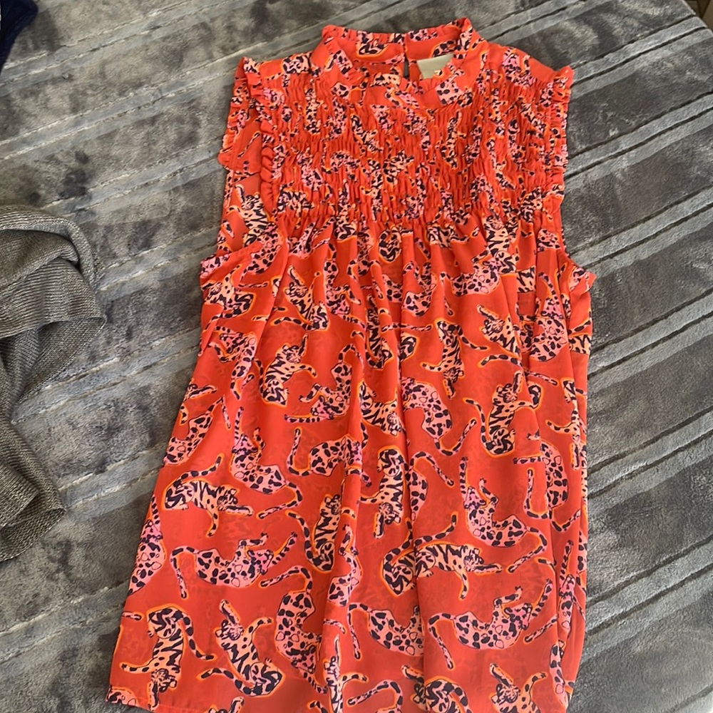 Animal print top